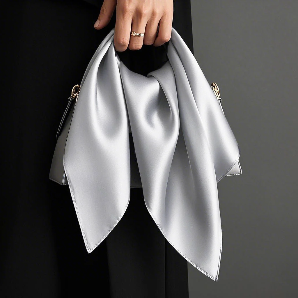 100% Mulberry Silk Square Scarf 53*53cm/21 - Image 15