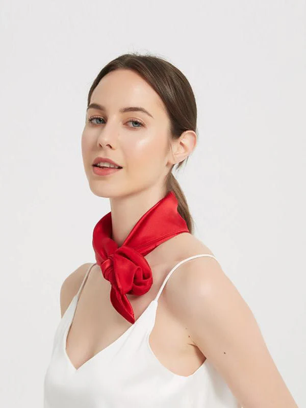 100% Mulberry Silk Square Scarf 53*53cm/21 - Image 24