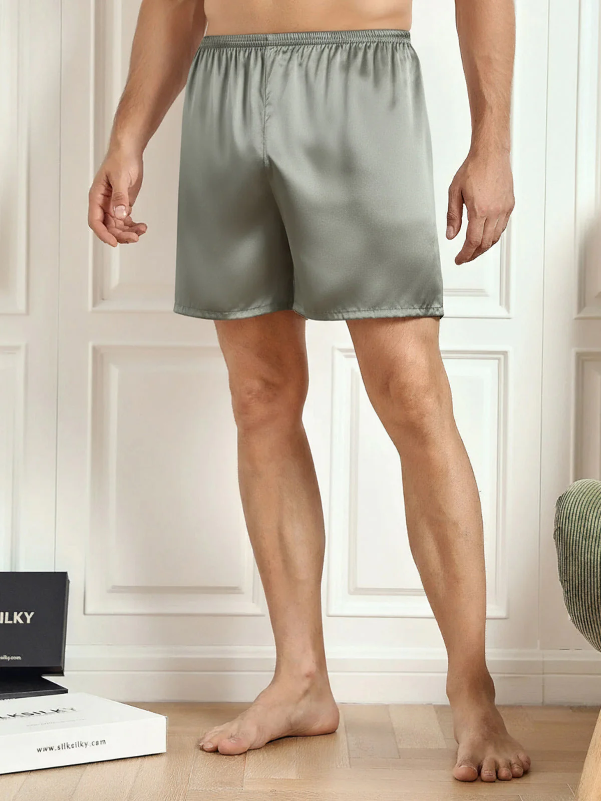 Pure Silk Lounge Shorts - Image 19