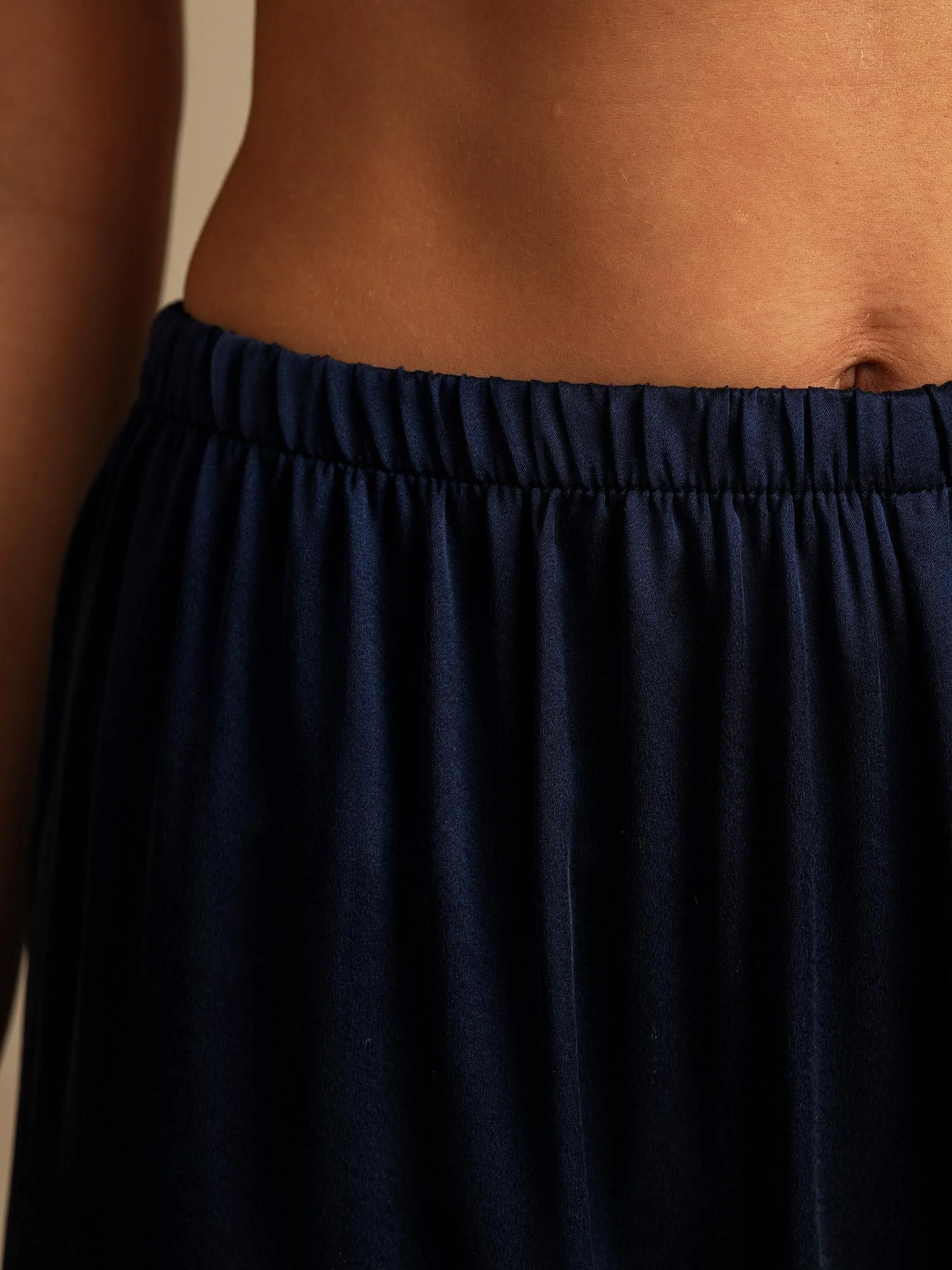 19Momme Washable Silk Wide Leg Women's Sleep Pants with Elastic Waist - Image 11