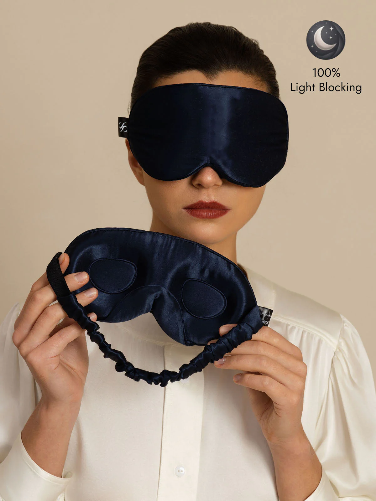 22 Momme Pure Silk 3D Sleep Mask With Upgraded Nose Wings - Image 19