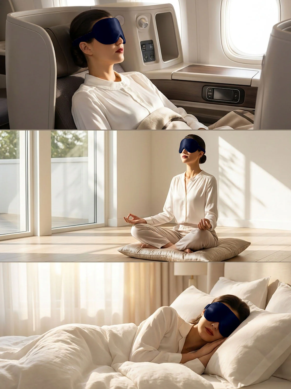 22 Momme Pure Silk 3D Sleep Mask With Upgraded Nose Wings - Image 26