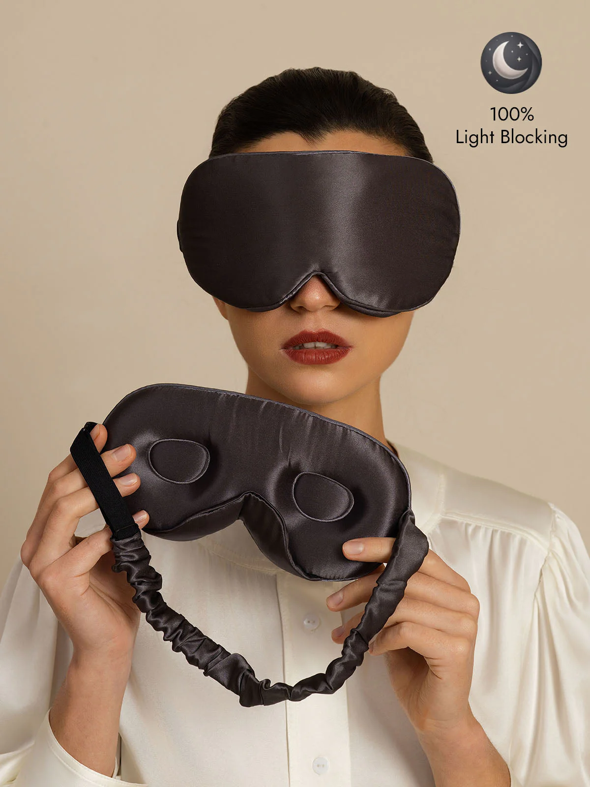 22 Momme Pure Silk 3D Sleep Mask With Upgraded Nose Wings - Image 37