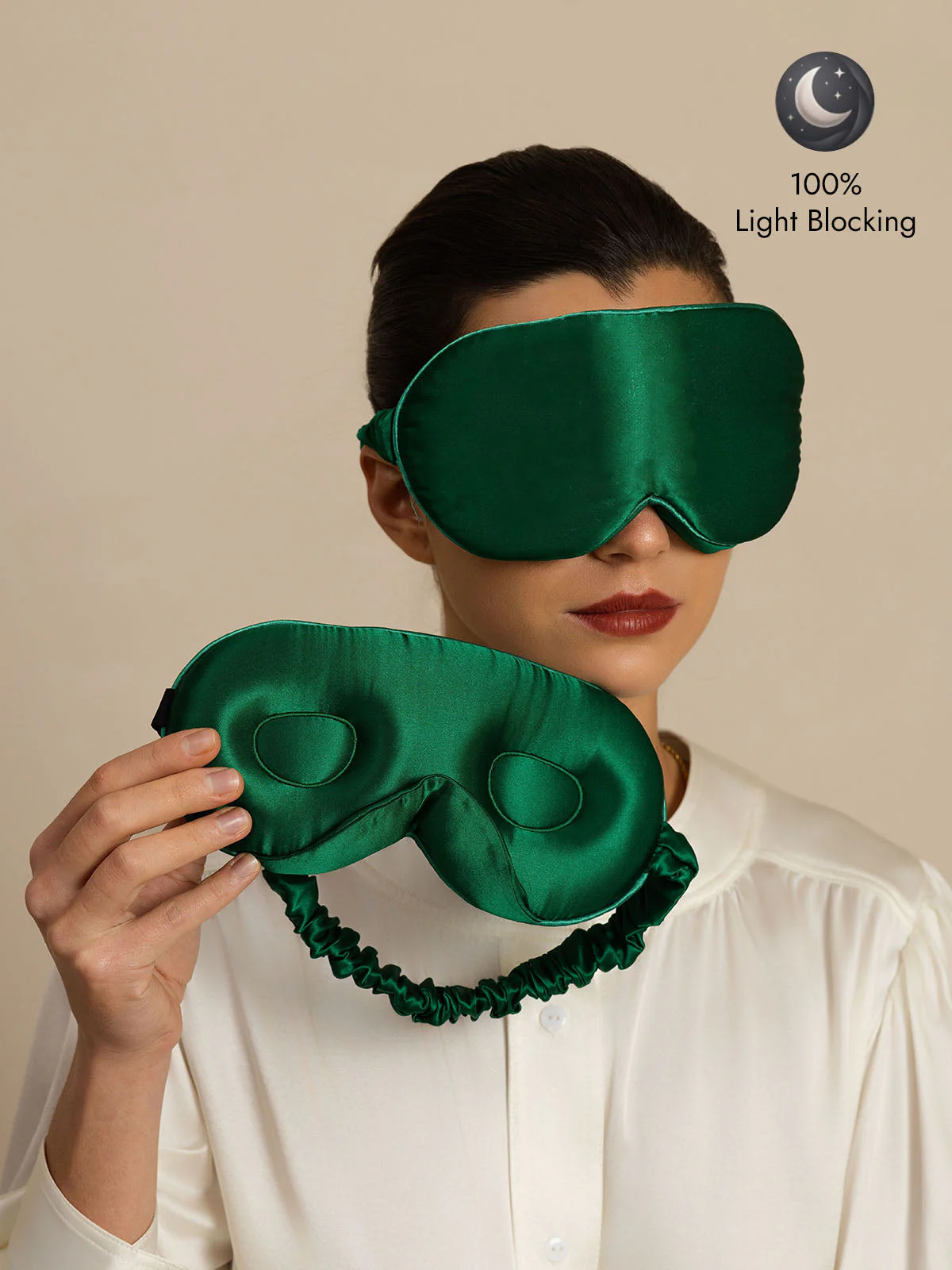 22 Momme Pure Silk 3D Sleep Mask With Upgraded Nose Wings - Image 46
