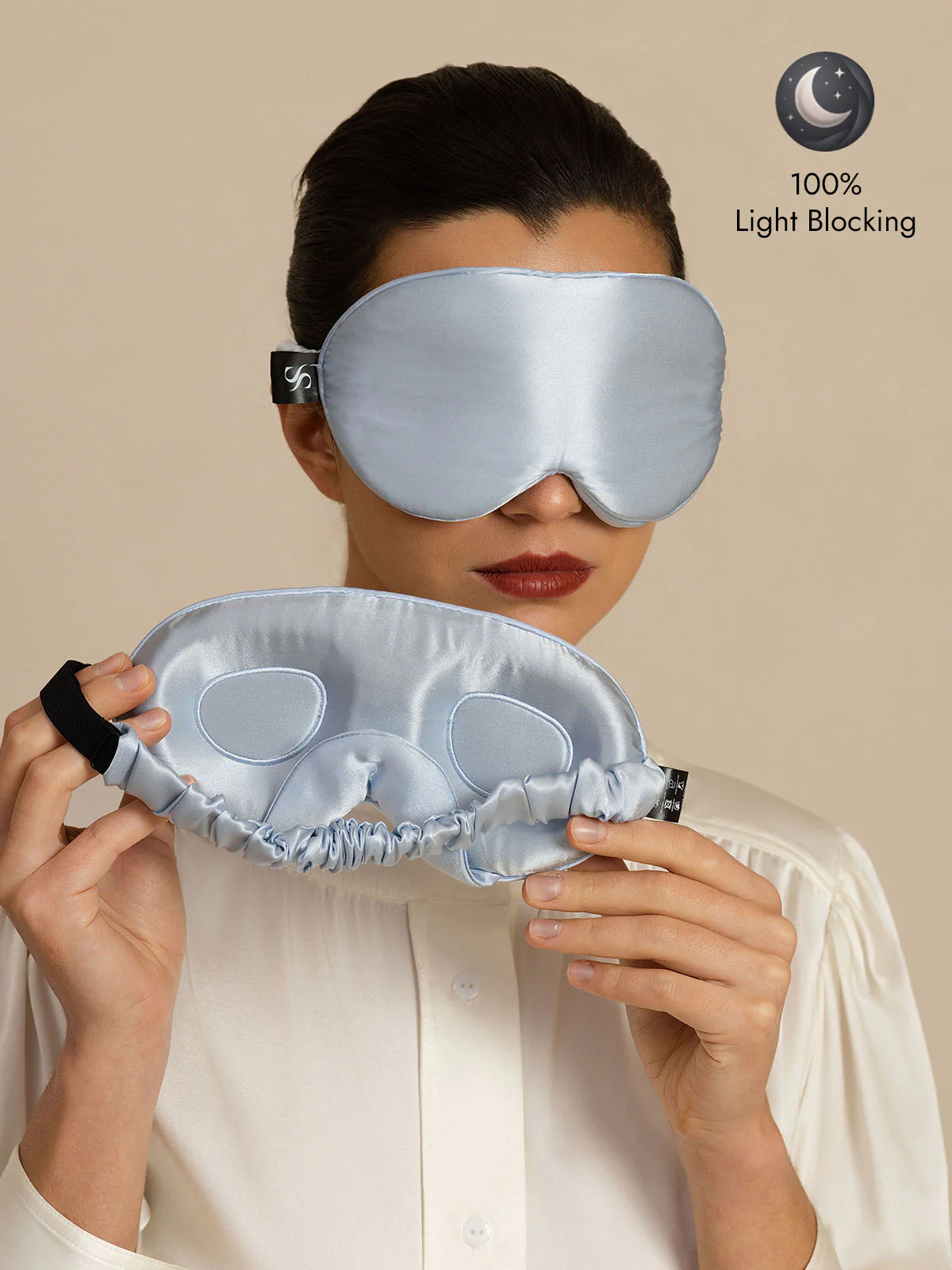 22 Momme Pure Silk 3D Sleep Mask With Upgraded Nose Wings - Image 64
