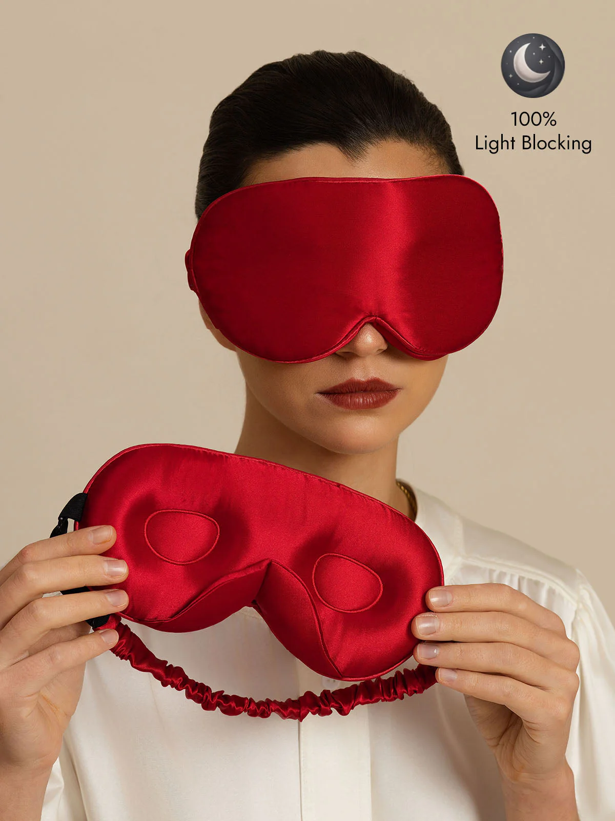 22 Momme Pure Silk 3D Sleep Mask With Upgraded Nose Wings - Image 73