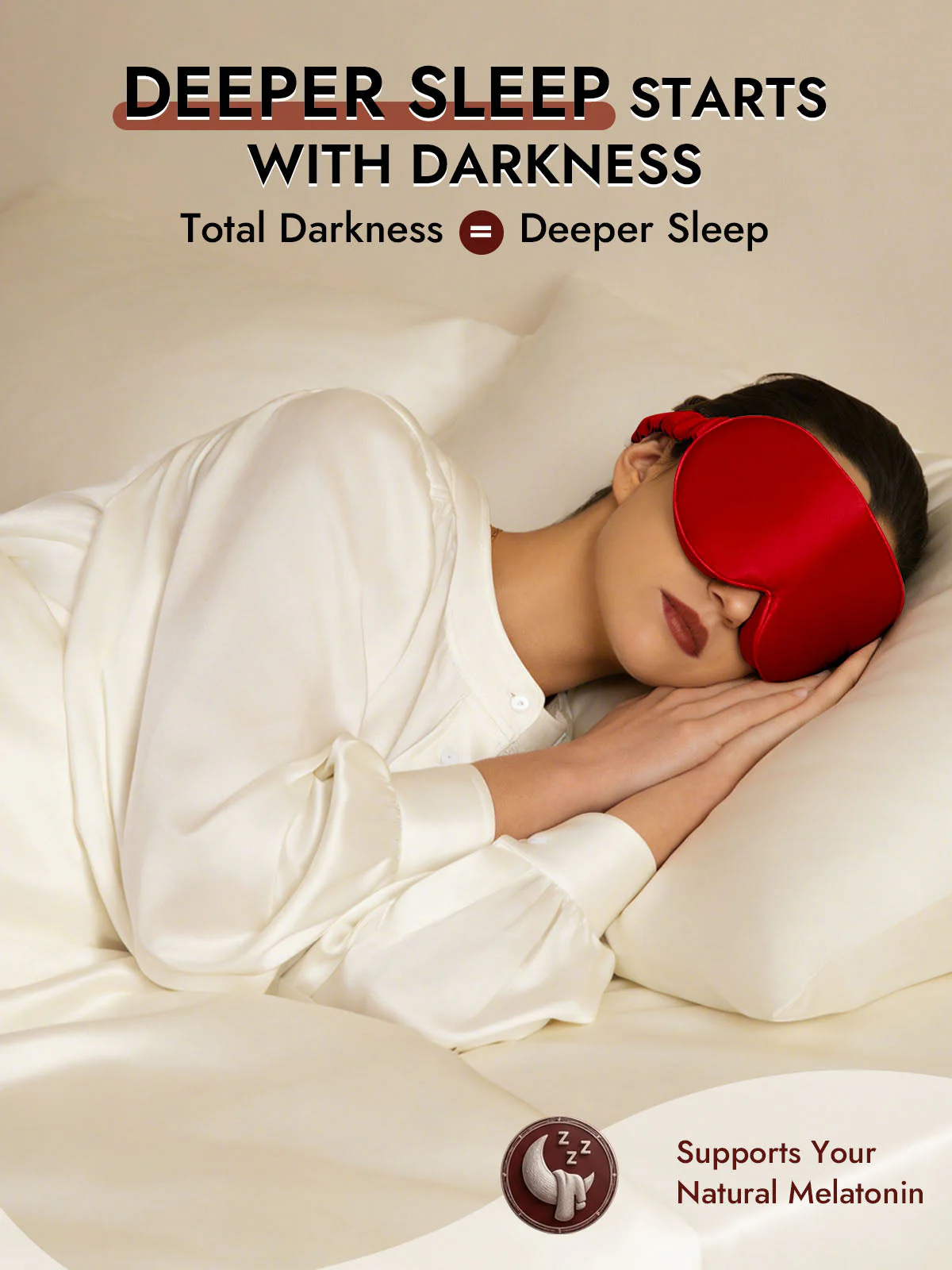 22 Momme Pure Silk 3D Sleep Mask With Upgraded Nose Wings - Image 77