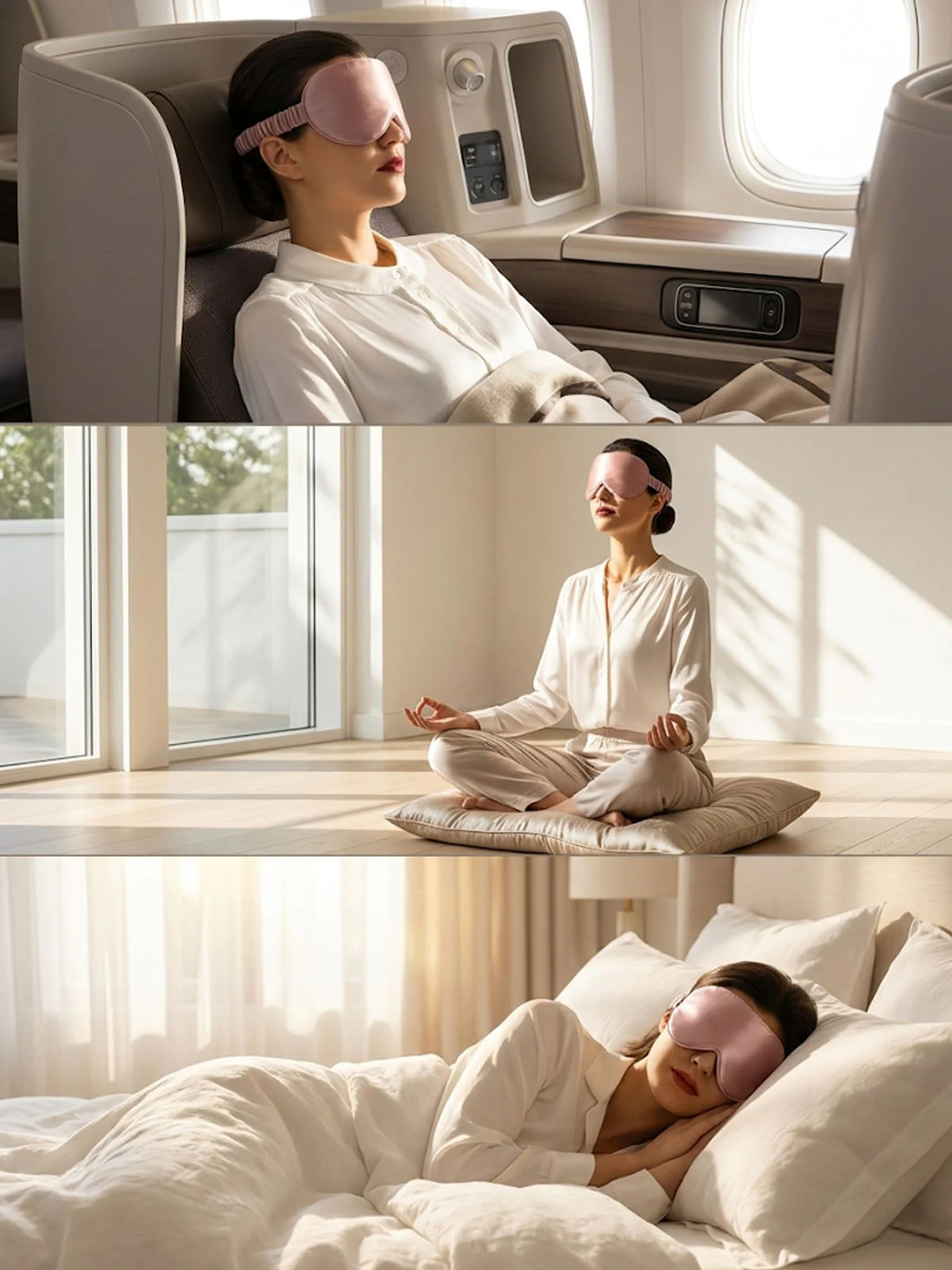 22 Momme Pure Silk 3D Sleep Mask With Upgraded Nose Wings - Image 8