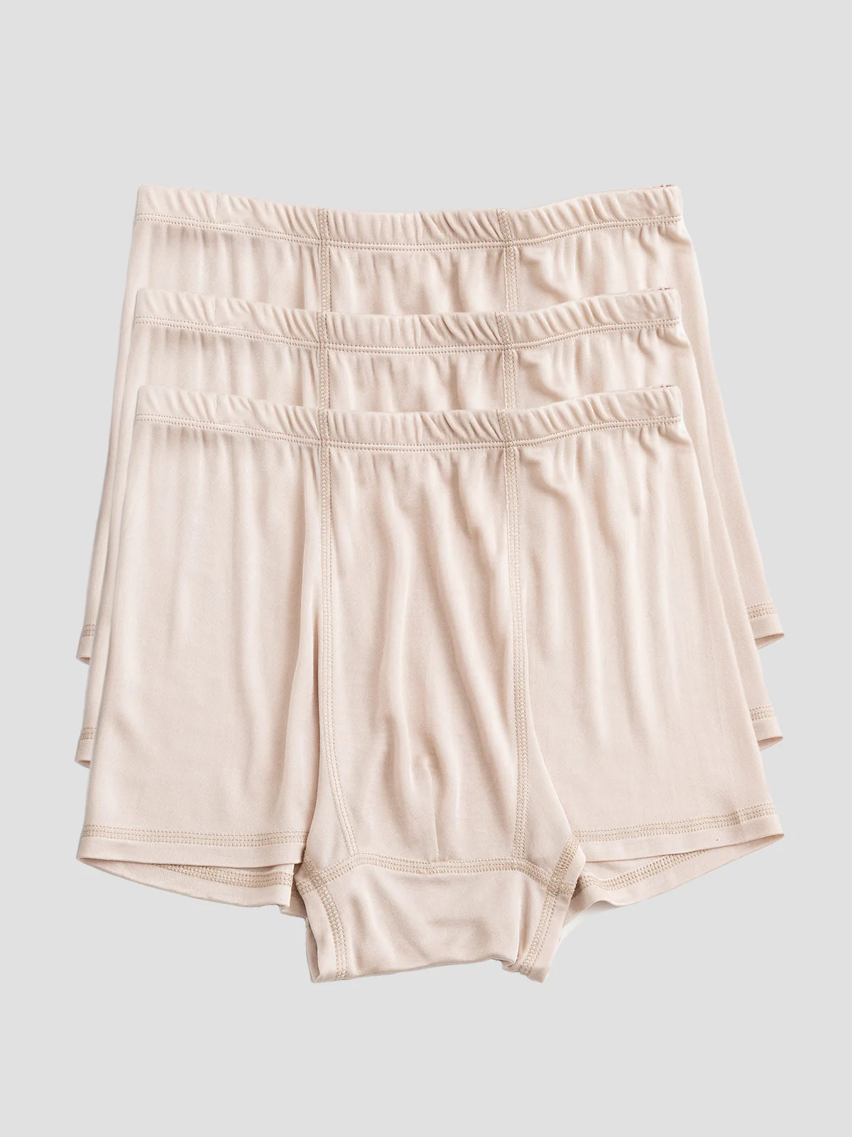 3Pcs Men‘s Pure Silk Boxer Briefs Underwear - Image 14