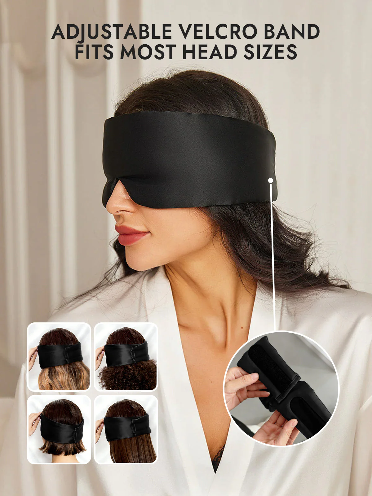 Elegant One Piece Silk Sleep Eye Mask - Image 10