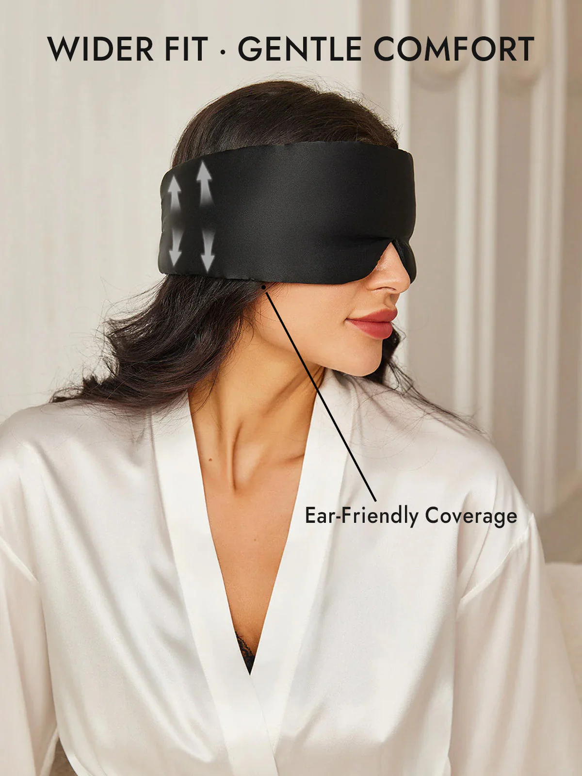Elegant One Piece Silk Sleep Eye Mask - Image 11