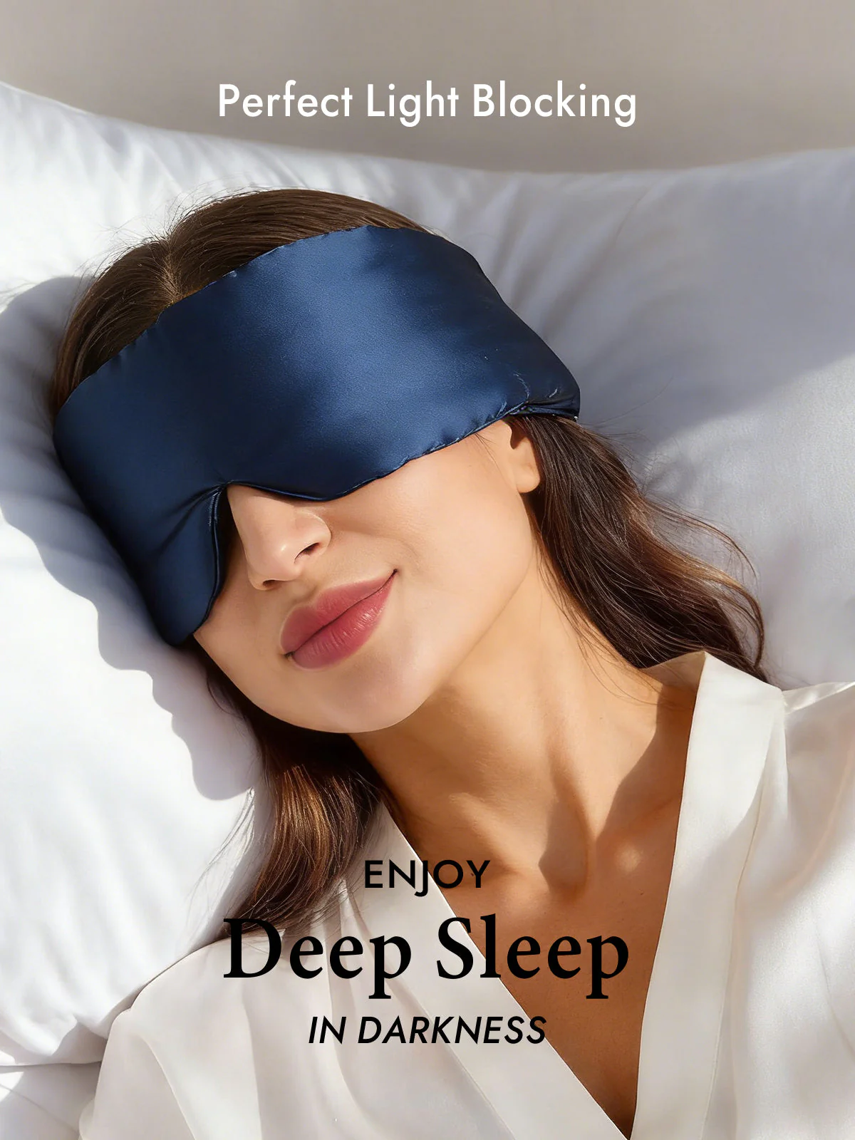 Elegant One Piece Silk Sleep Eye Mask - Image 15