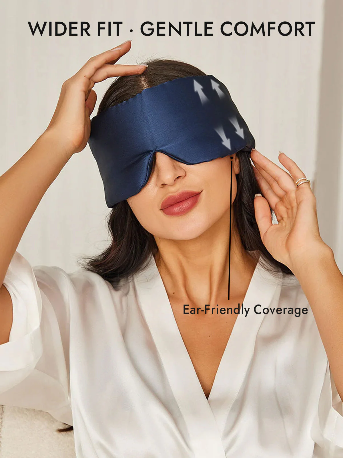 Elegant One Piece Silk Sleep Eye Mask - Image 17