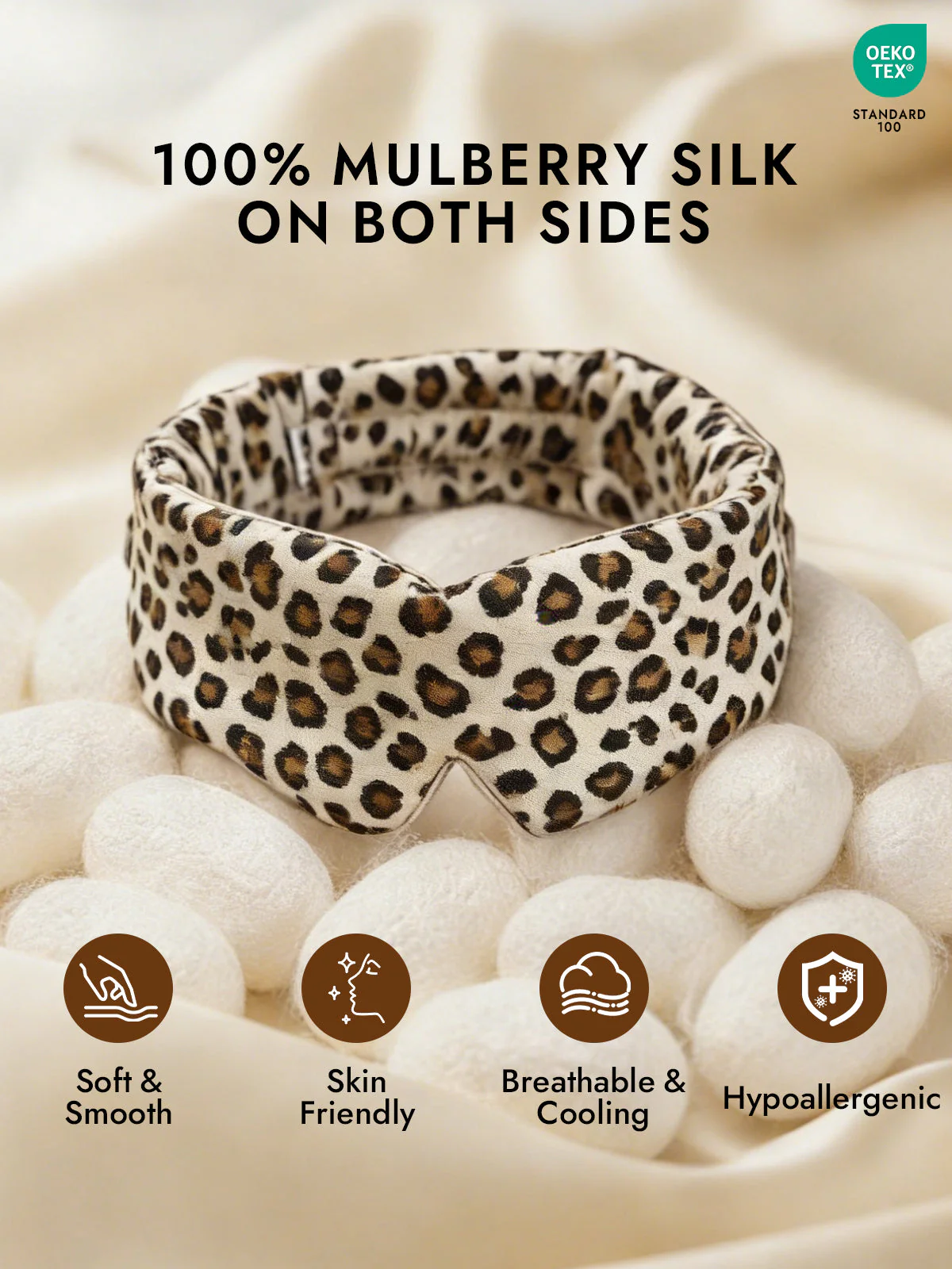 Elegant One Piece Silk Sleep Eye Mask - Image 20