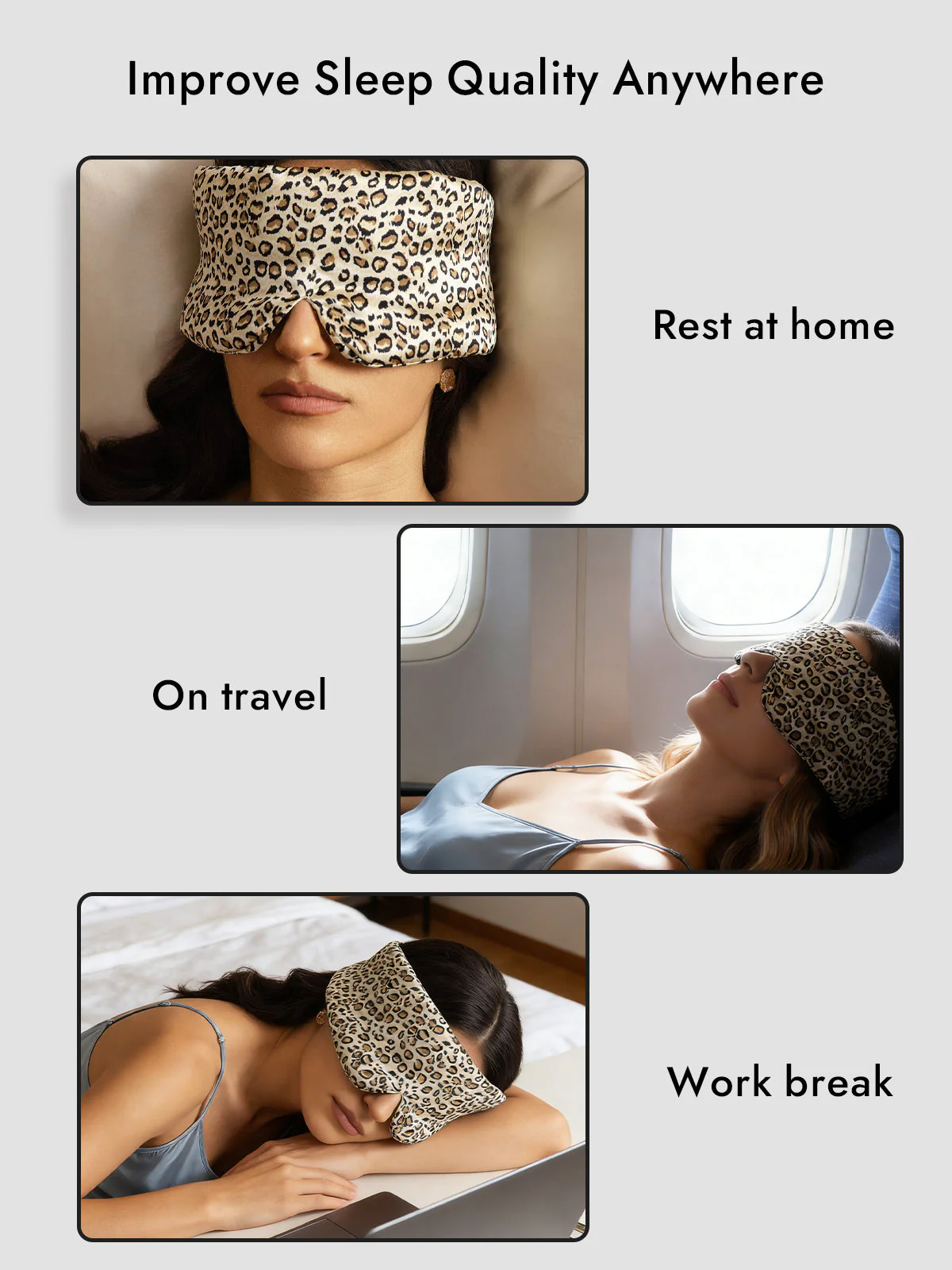 Elegant One Piece Silk Sleep Eye Mask - Image 24