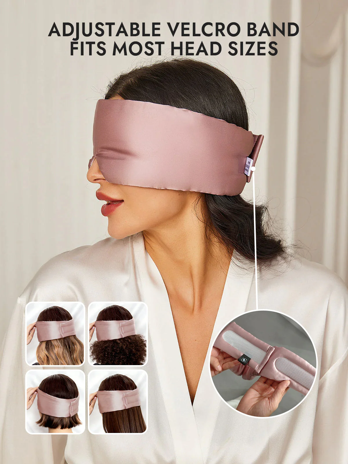 Elegant One Piece Silk Sleep Eye Mask - Image 28
