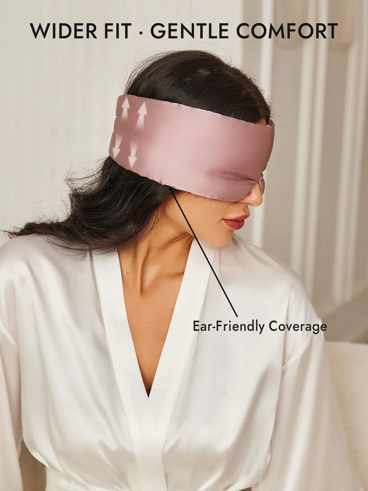 Elegant One Piece Silk Sleep Eye Mask - Image 29