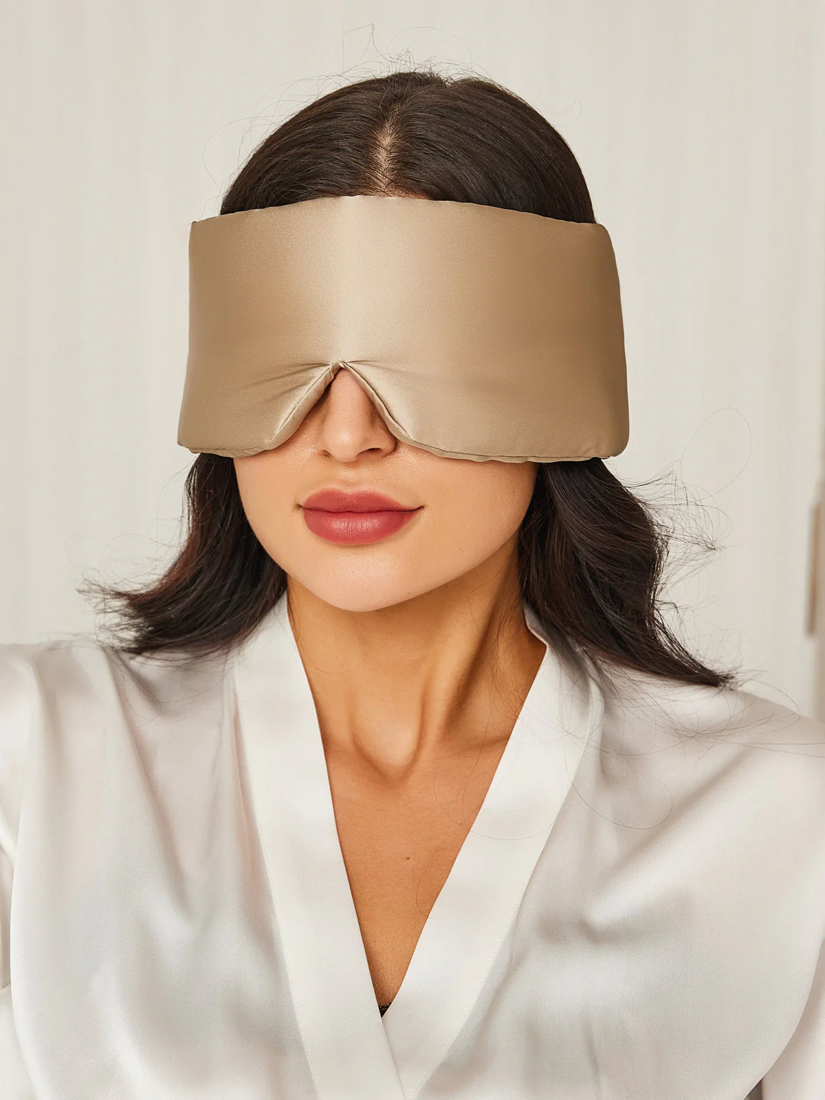 Elegant One Piece Silk Sleep Eye Mask - Image 31