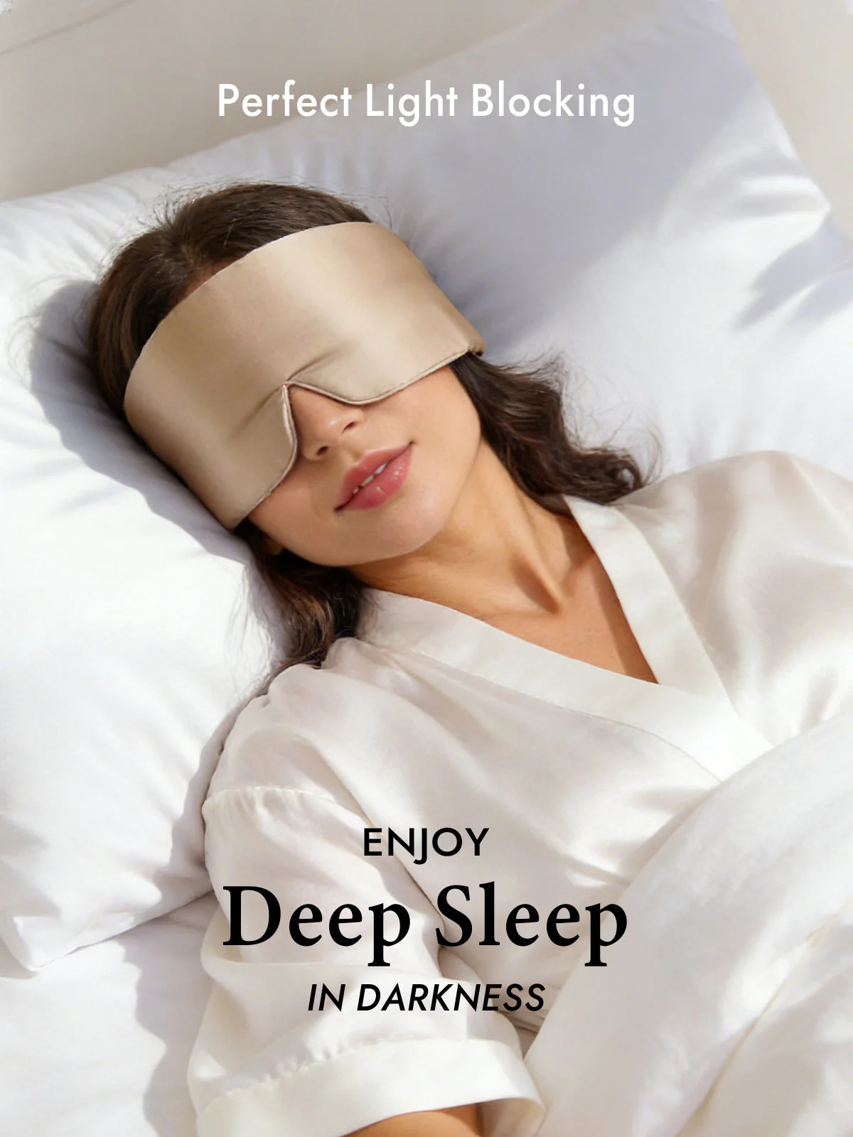 Elegant One Piece Silk Sleep Eye Mask - Image 33