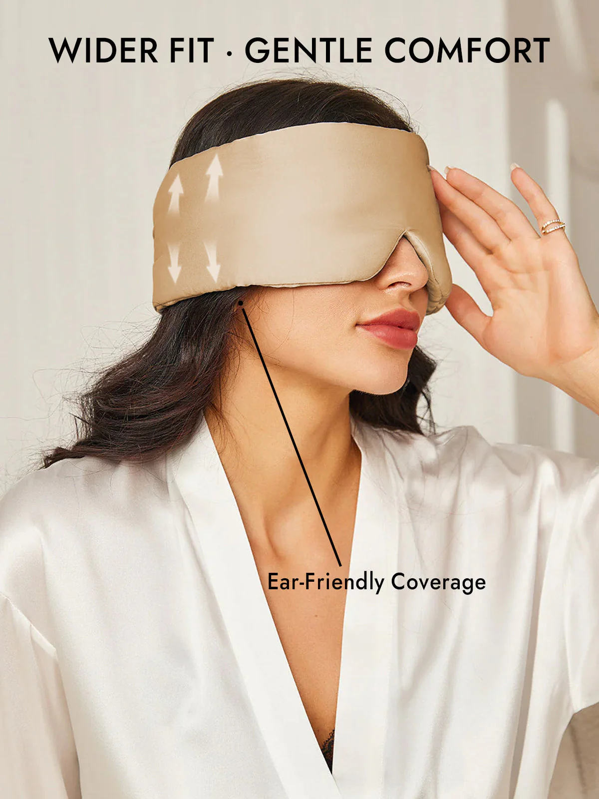 Elegant One Piece Silk Sleep Eye Mask - Image 35