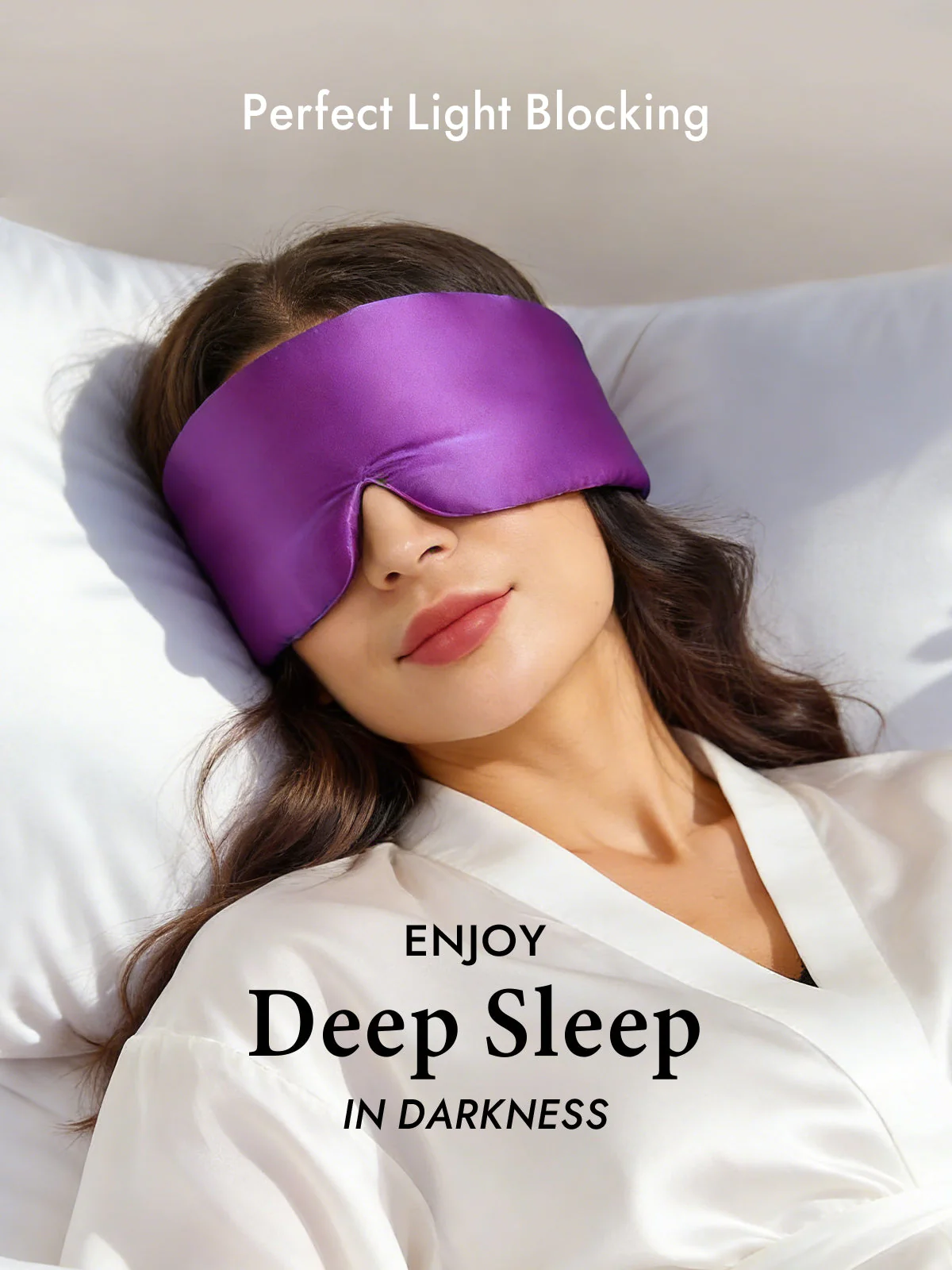 Elegant One Piece Silk Sleep Eye Mask - Image 39
