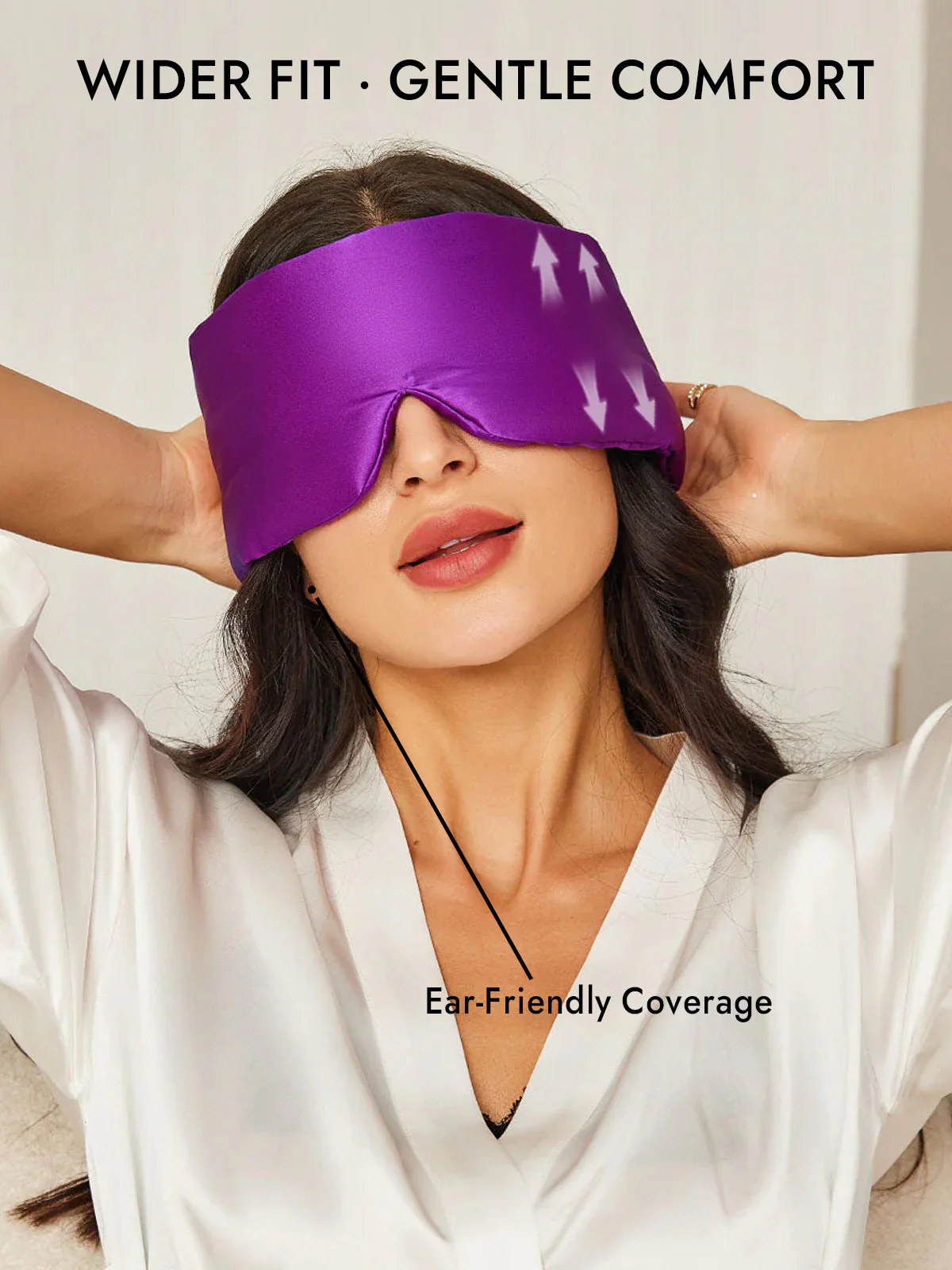 Elegant One Piece Silk Sleep Eye Mask - Image 41