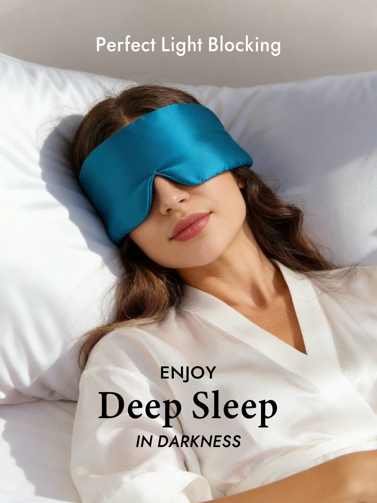 Elegant One Piece Silk Sleep Eye Mask - Image 45