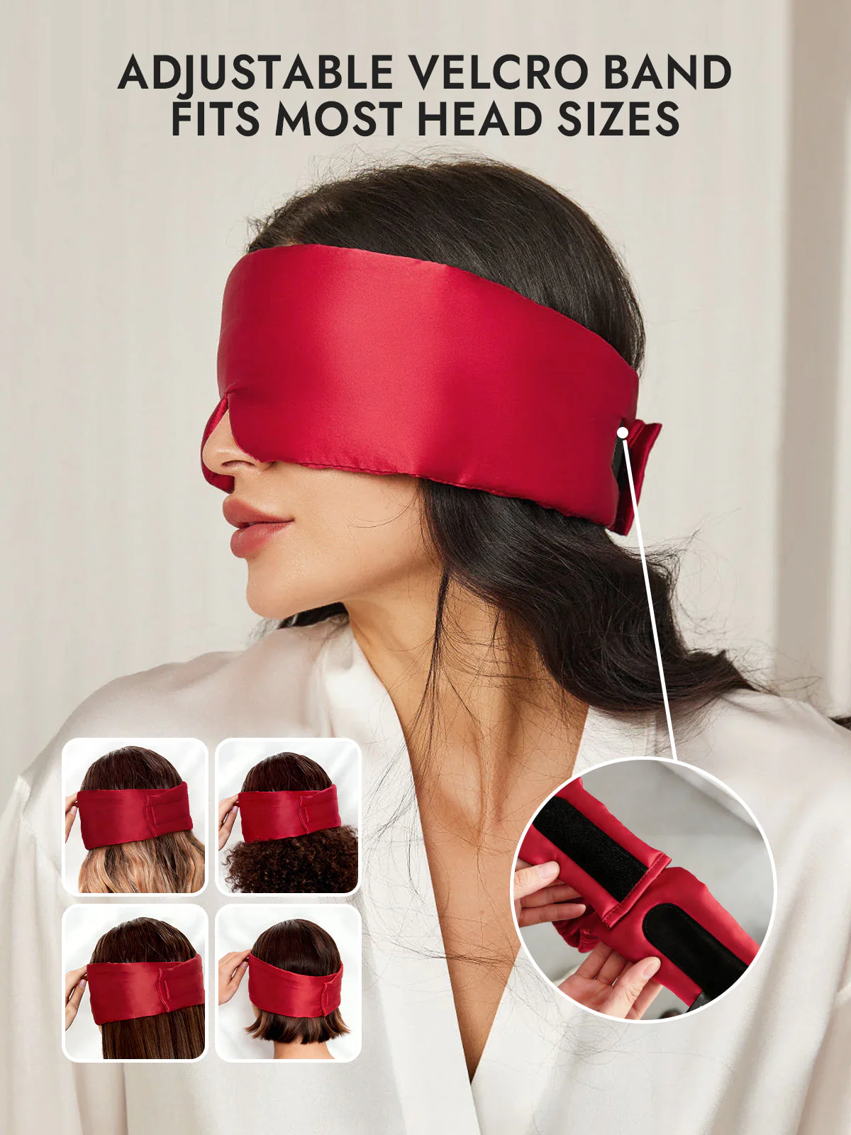 Elegant One Piece Silk Sleep Eye Mask - Image 52