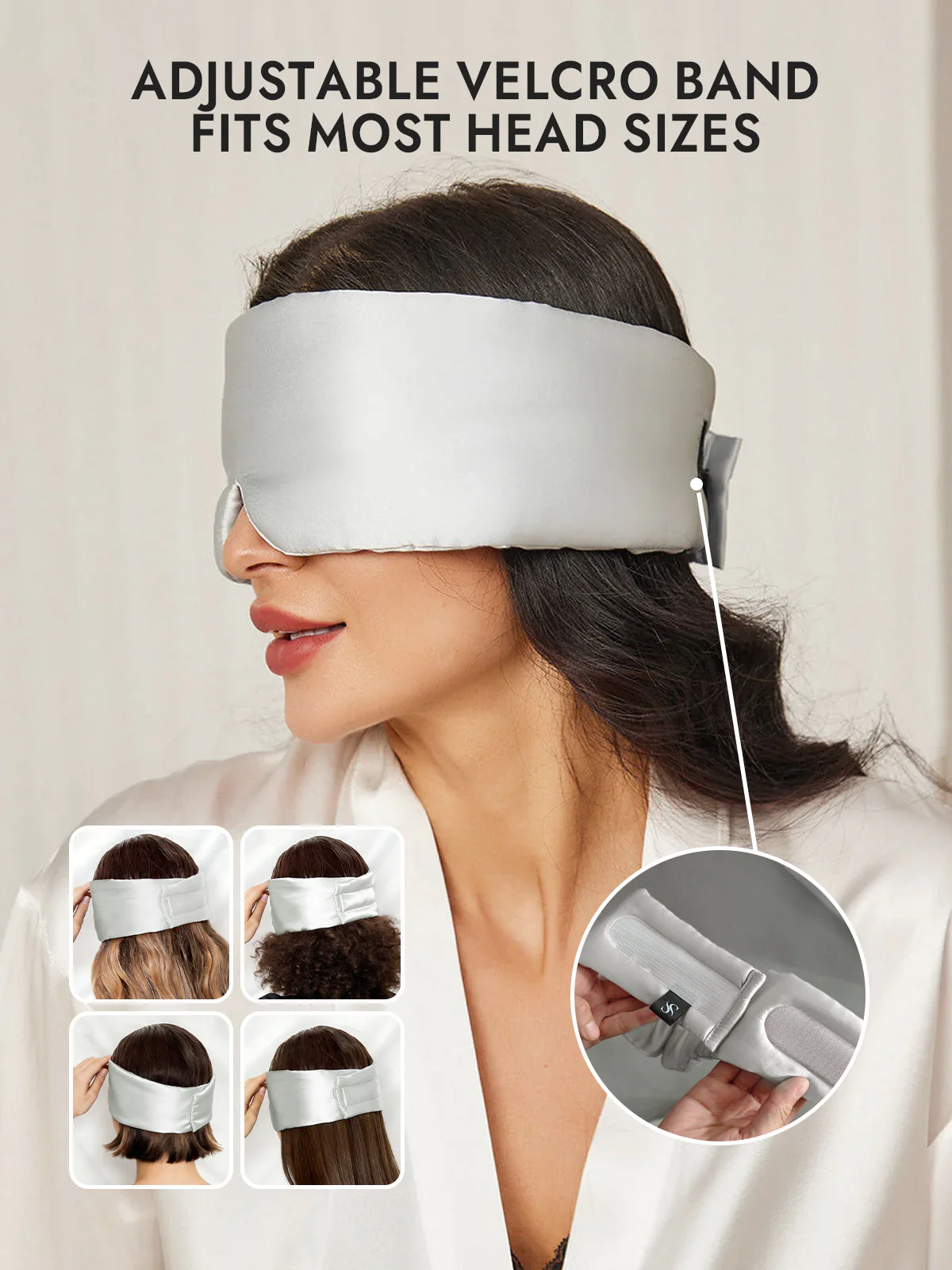 Elegant One Piece Silk Sleep Eye Mask - Image 58