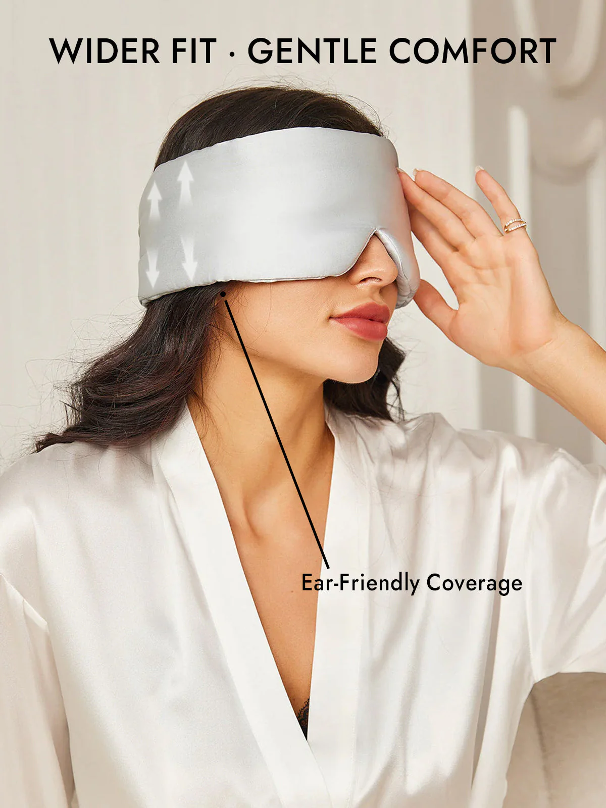 Elegant One Piece Silk Sleep Eye Mask - Image 59
