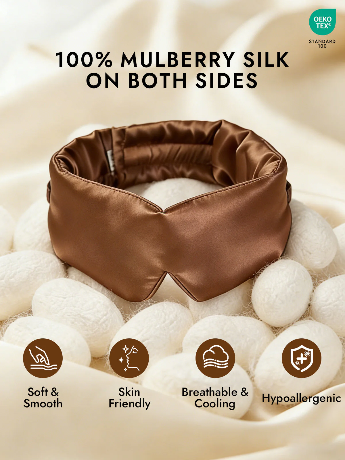 Elegant One Piece Silk Sleep Eye Mask - Image 68