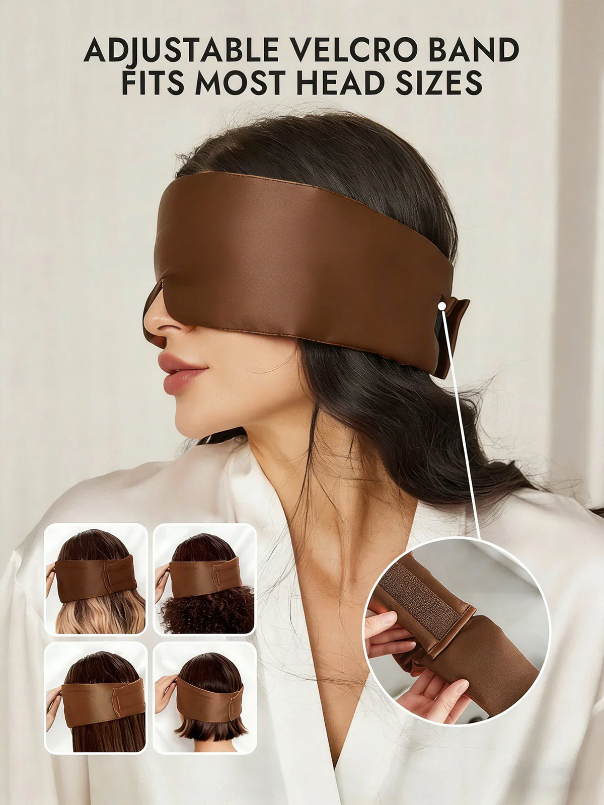 Elegant One Piece Silk Sleep Eye Mask - Image 70