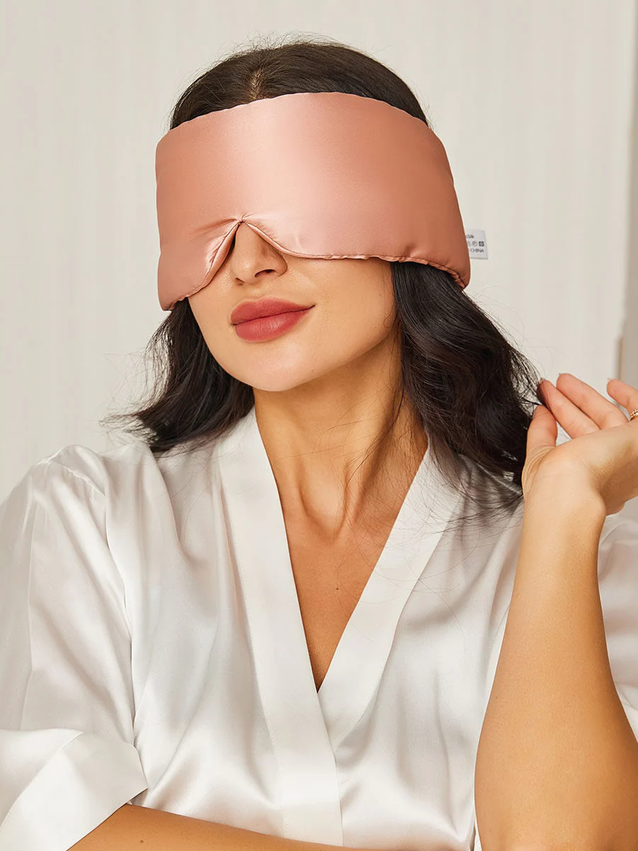 Elegant One Piece Silk Sleep Eye Mask - Image 73