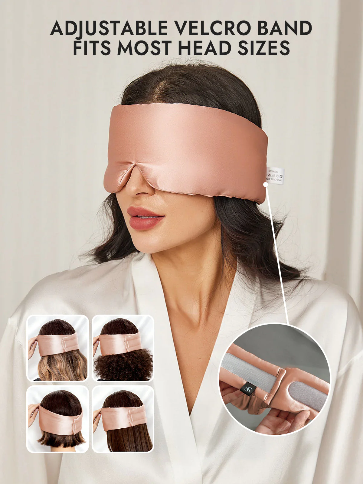 Elegant One Piece Silk Sleep Eye Mask - Image 76