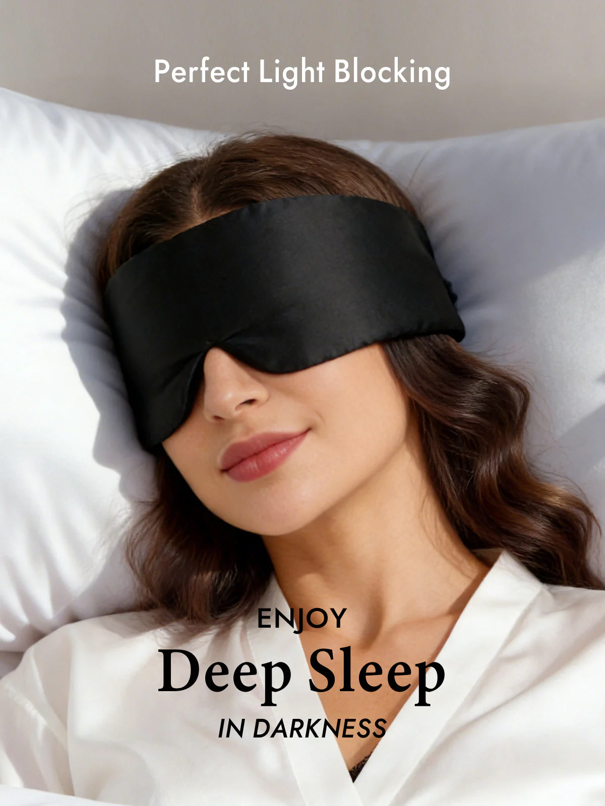 Elegant One Piece Silk Sleep Eye Mask - Image 9