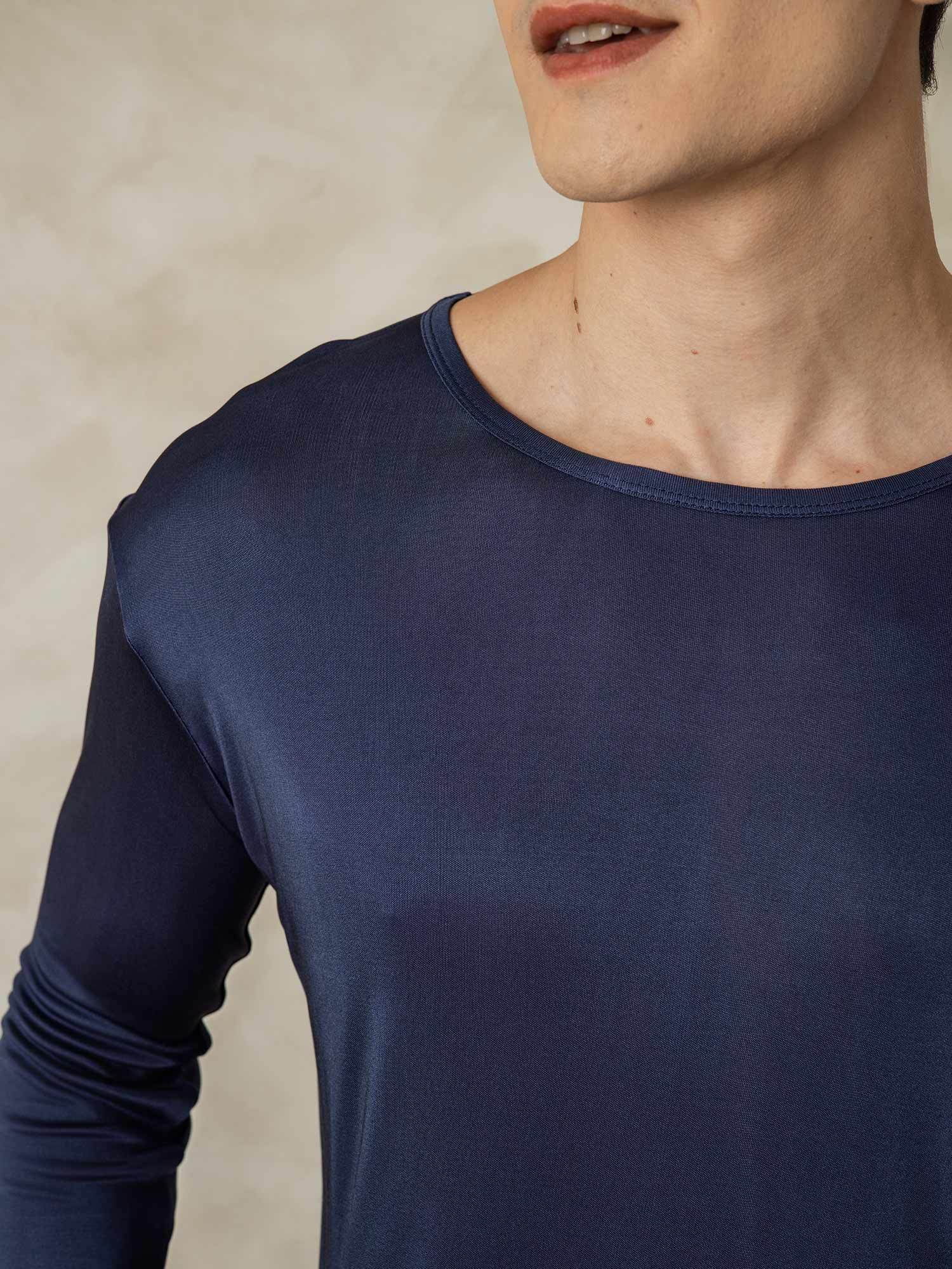 Men's Silk Jersey Long Sleeve Long Johns - Image 15