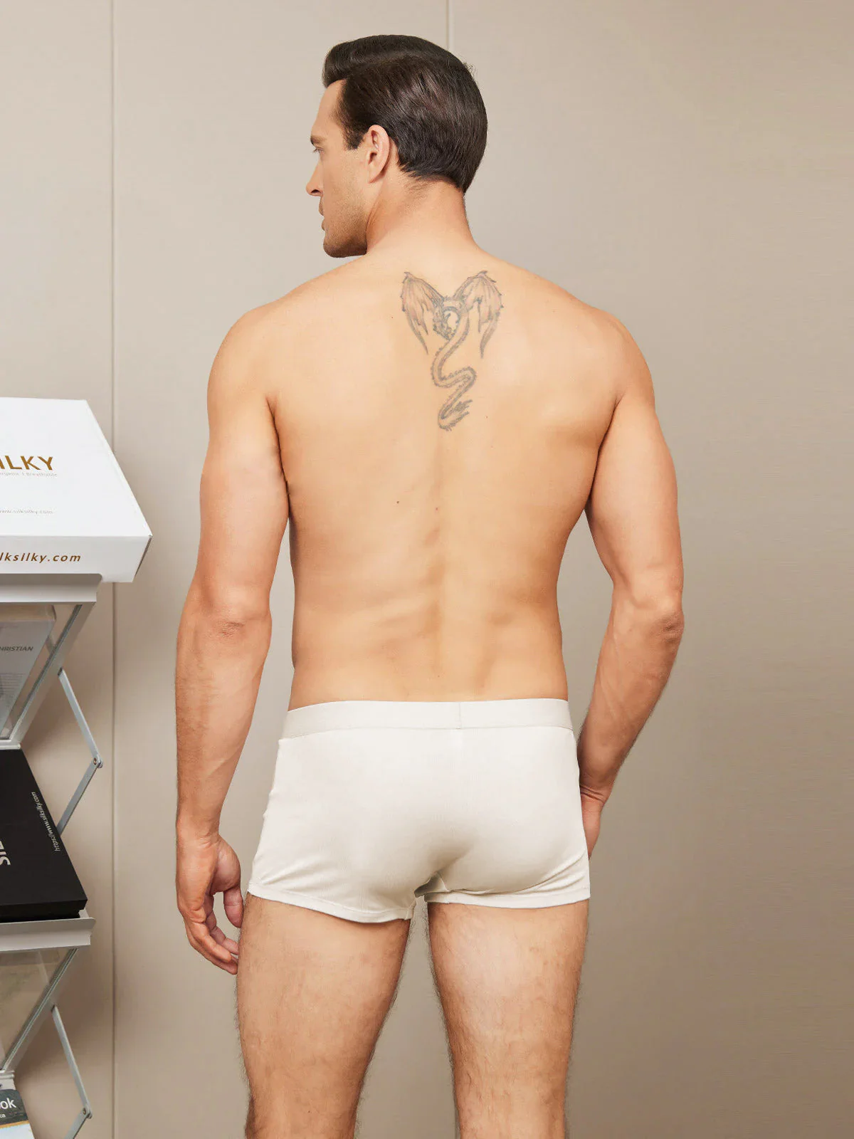 Men‘s Pure Silk Boxer Briefs Underwear - Image 20