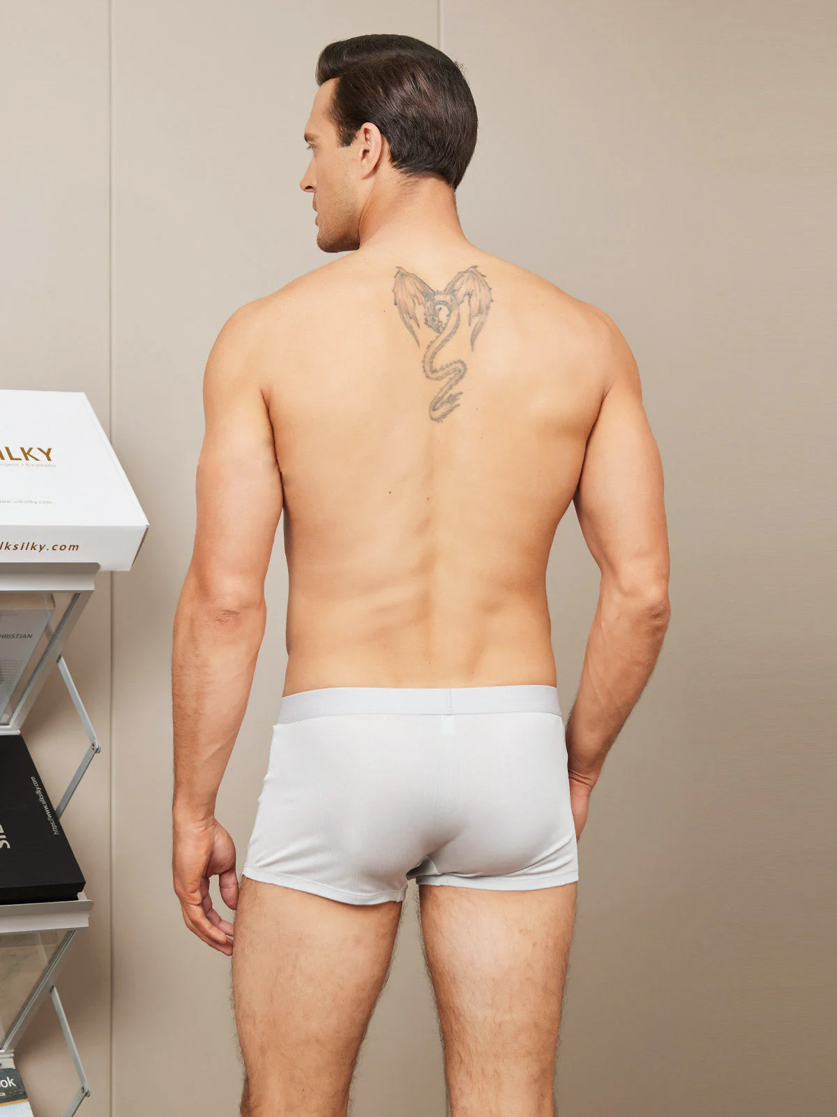 Men‘s Pure Silk Boxer Briefs Underwear - Image 25