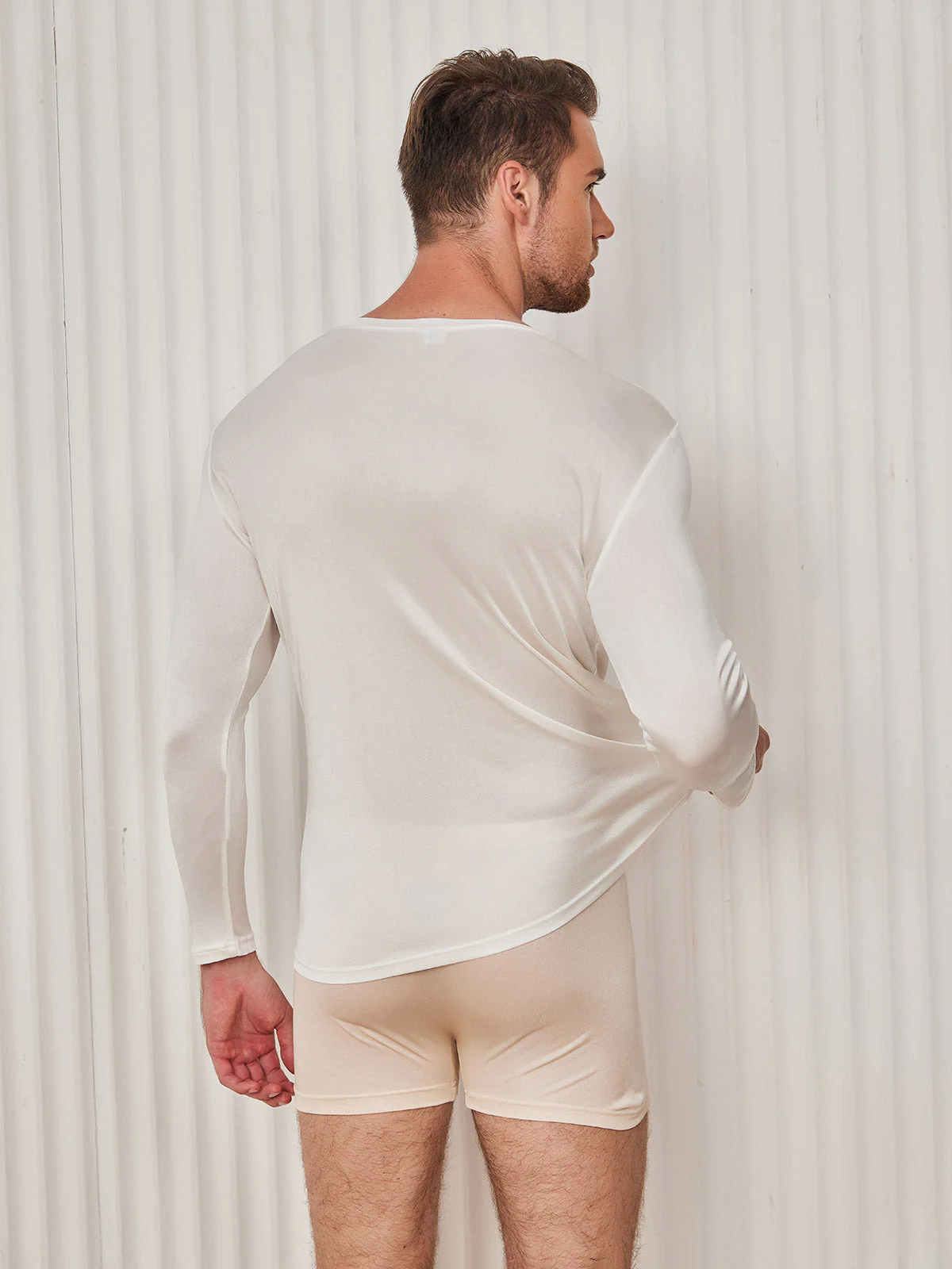Mens Fashion Silk Jersey Tee - Image 12