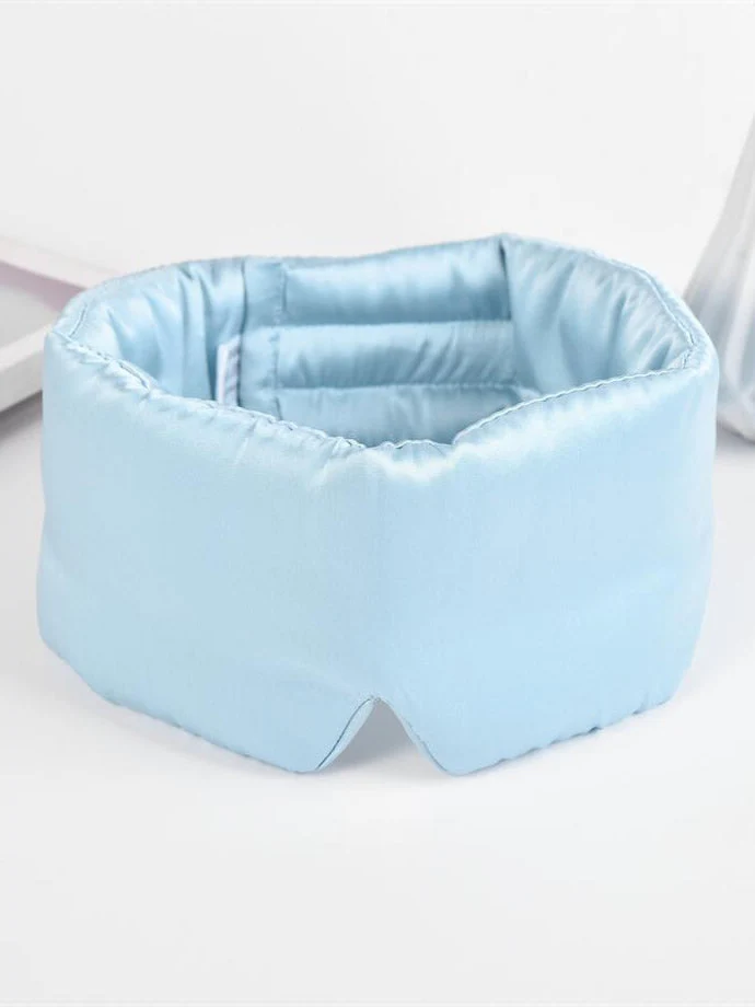 One Piece Silk Sleep Eye Mask With Velcro - Image 30