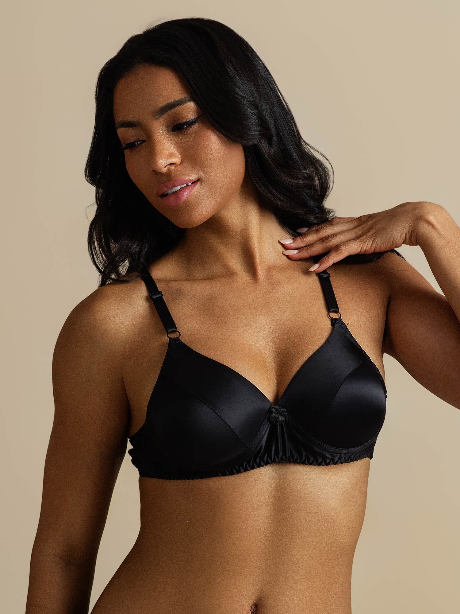 Pure Silk Classic Full Bra with Adjustable Straps - Image 15