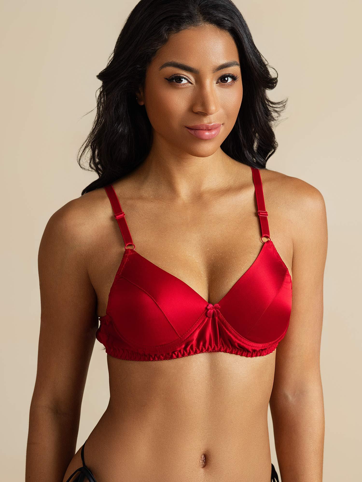 Pure Silk Classic Full Bra with Adjustable Straps - Image 17