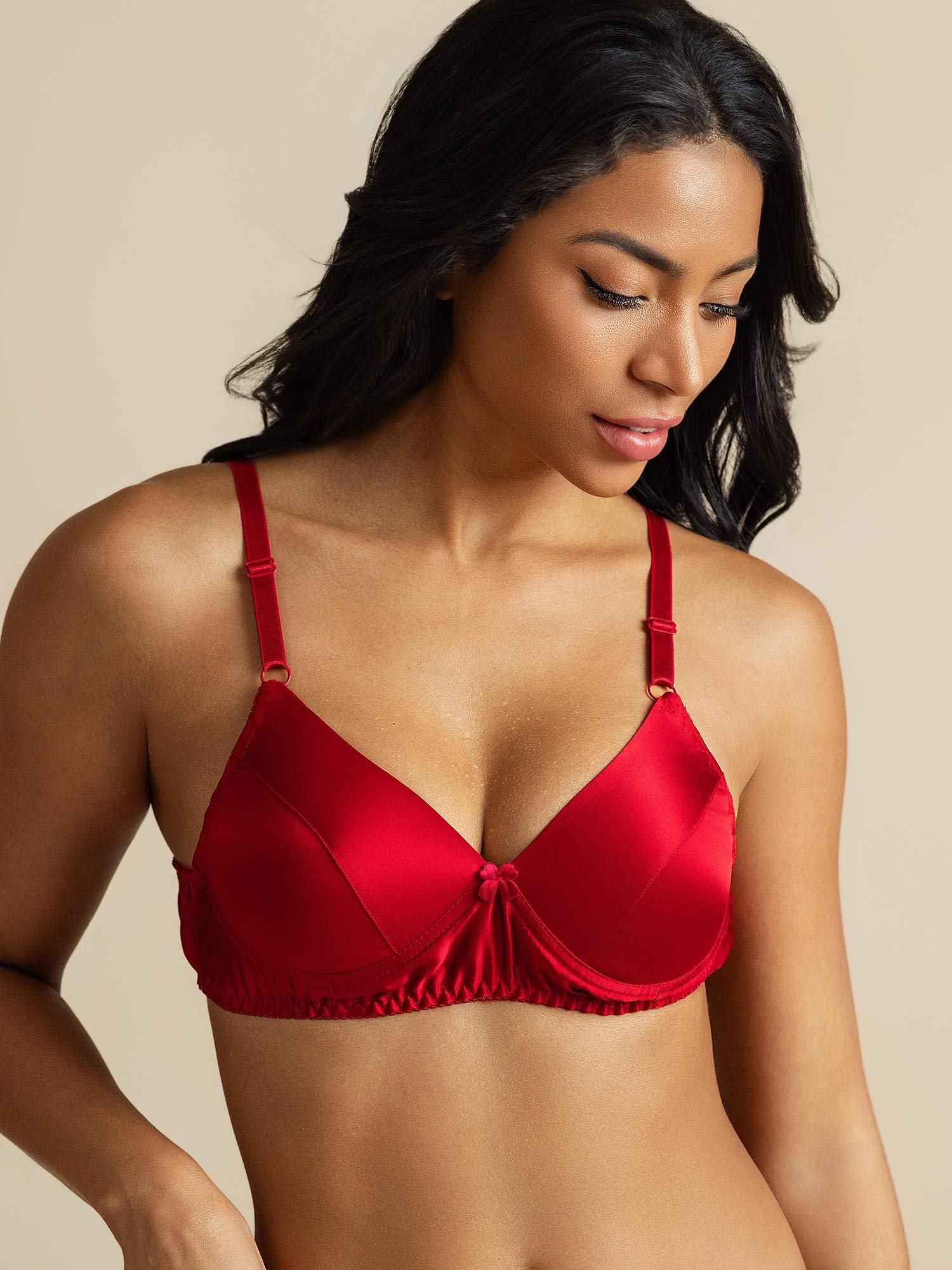 Pure Silk Classic Full Bra with Adjustable Straps - Image 23