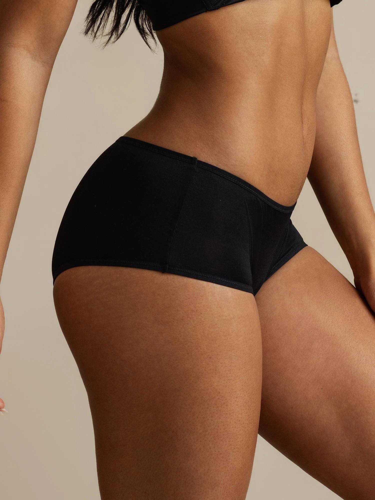 Pure Silk Comfort Casual Hipster Boyshort Panty - Image 10