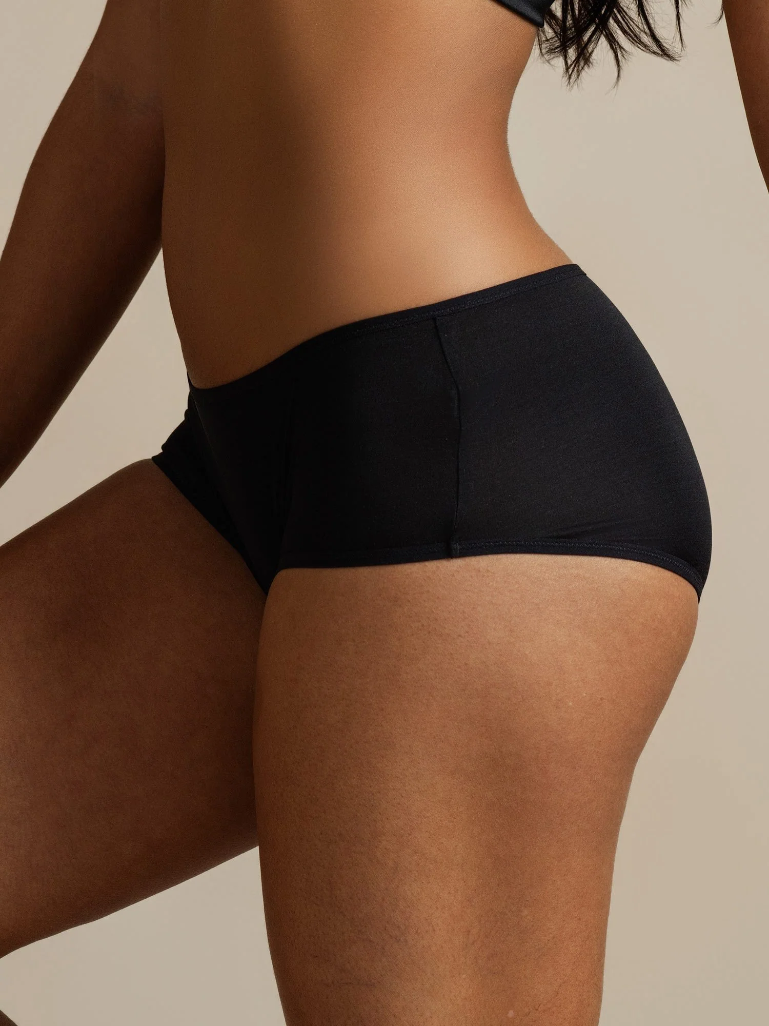 Pure Silk Comfort Casual Hipster Boyshort Panty - Image 12
