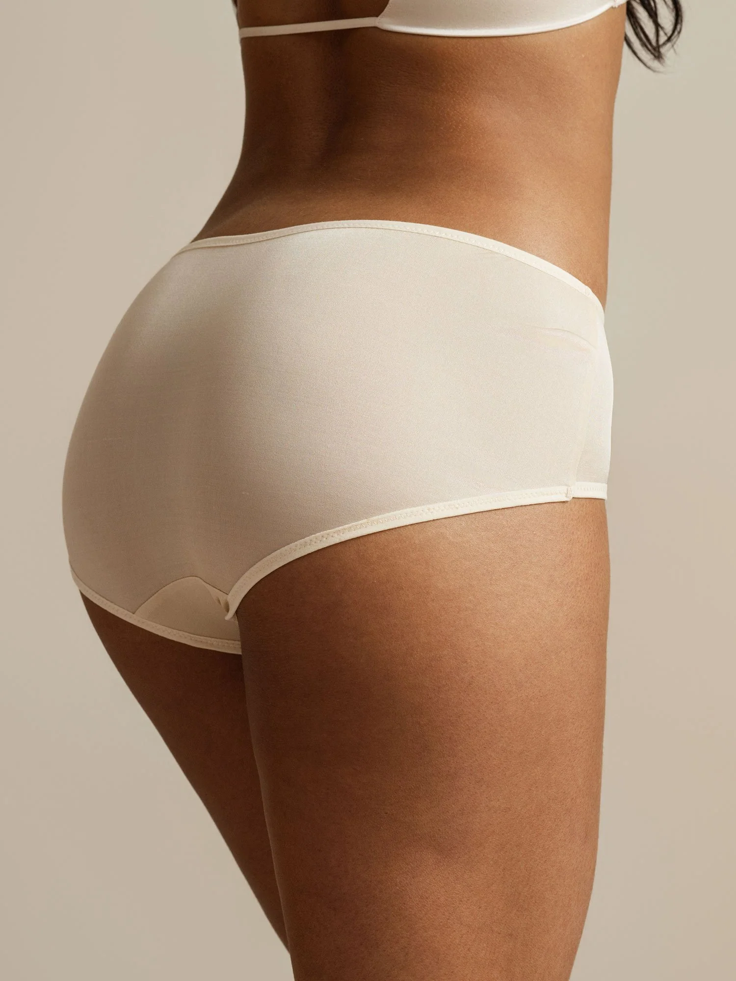 Pure Silk Comfort Casual Hipster Boyshort Panty - Image 15