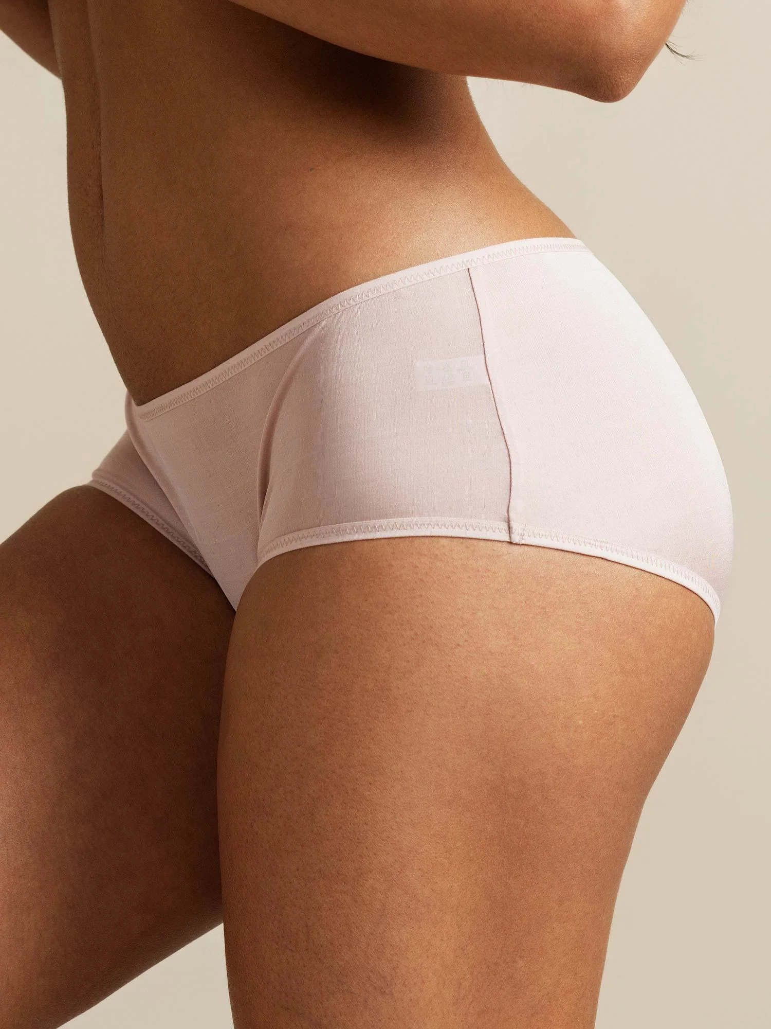 Pure Silk Comfort Casual Hipster Boyshort Panty - Image 5
