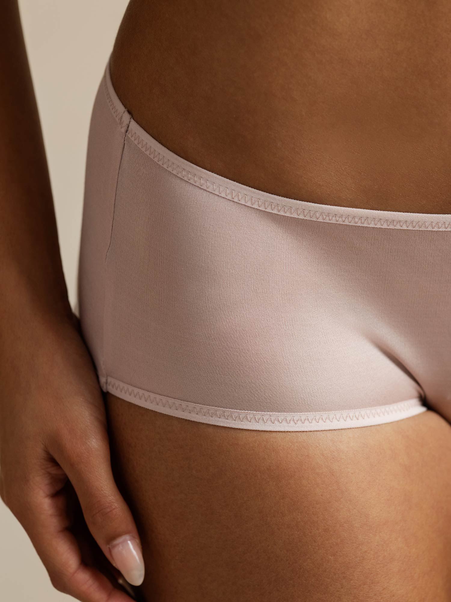 Pure Silk Comfort Casual Hipster Boyshort Panty - Image 6