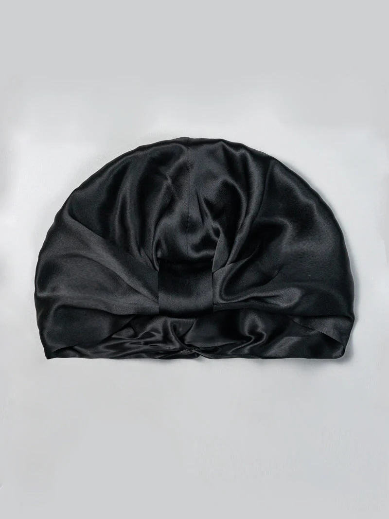 Pure Silk Double Layer Night Turban Bonnet - Image 10