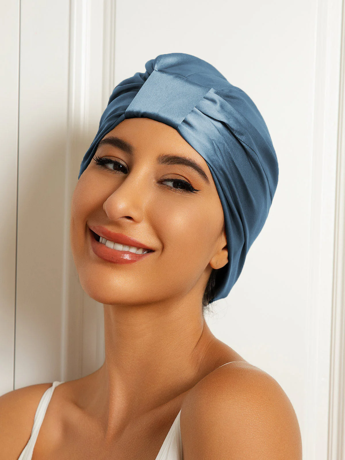 Pure Silk Double Layer Night Turban Bonnet - Image 16